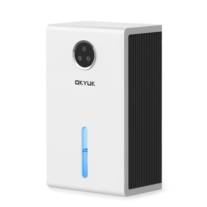 OKYUK Dehumidifier, 95 oz dehumidifiers for home,1000 sq. ft Dehumidifiers for Bedroom with 7 Colors LED Light, Ultra Quiet & Auto Shut off dehumidifiers for basements Ideal for RV, Bathroom, Bedroom - Image 1
