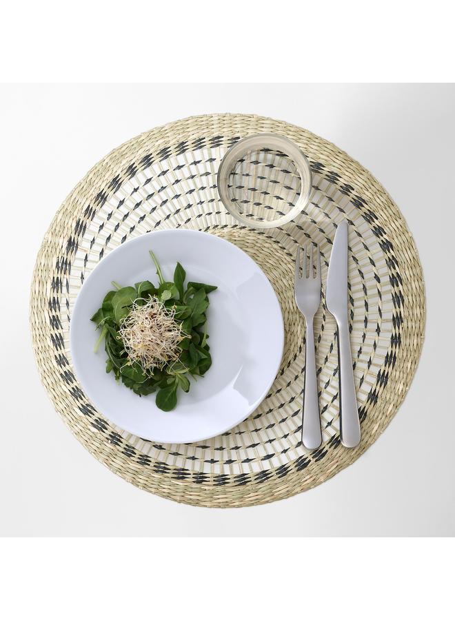 Zaboon Place Mat, Natural/Sedge Handmade, 37 Cm - Image 4