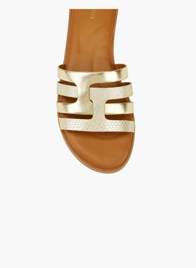 Flora Bella By Shoexpress Strappy Slip-On Flat Sandals