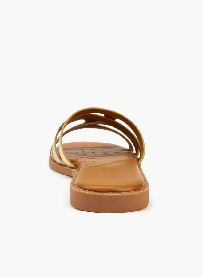 Flora Bella By Shoexpress Strappy Slip-On Flat Sandals