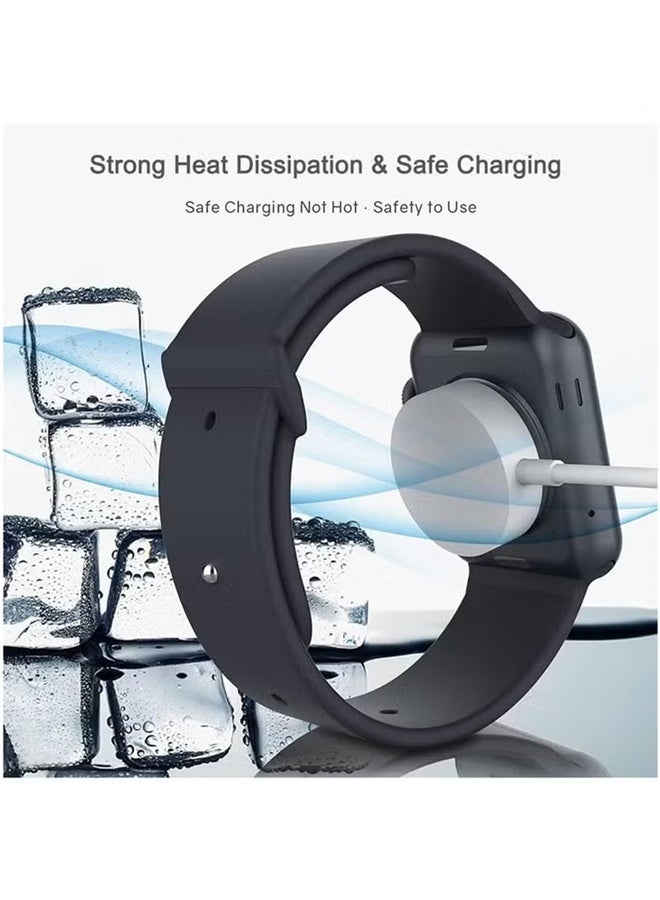 Upgraded for Apple Watch Magnetic Fast Charger to USB-C Cable (1m/Portable) Magnetic Wireless Charging Compatible with Apple Watch Series 8/7/6/SE/5/4/3/2/1 - Image 3