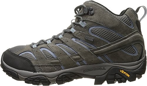 Merrell Women's Moab 2 Mid Waterproof Hiking Boot, Granite, 8 M US - Image 2