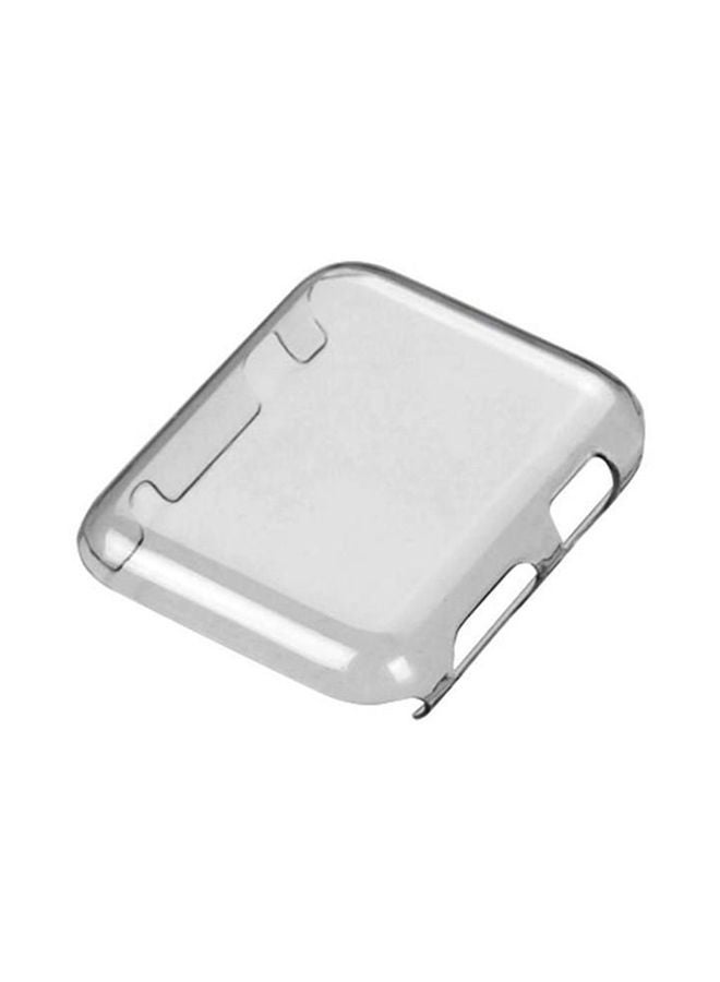 NIBEMINENT Plastic Protective Case For Apple Watch Series 3 42mm Transparent