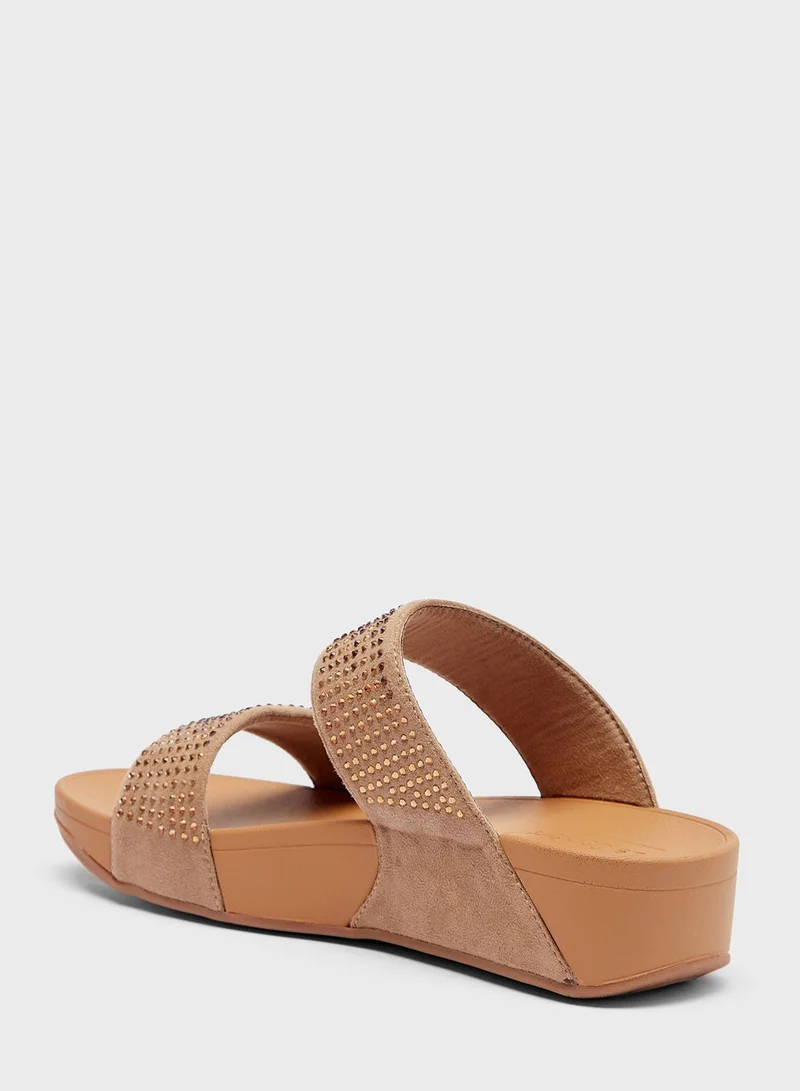 Le Confort Double Strap Wedge Sandal
