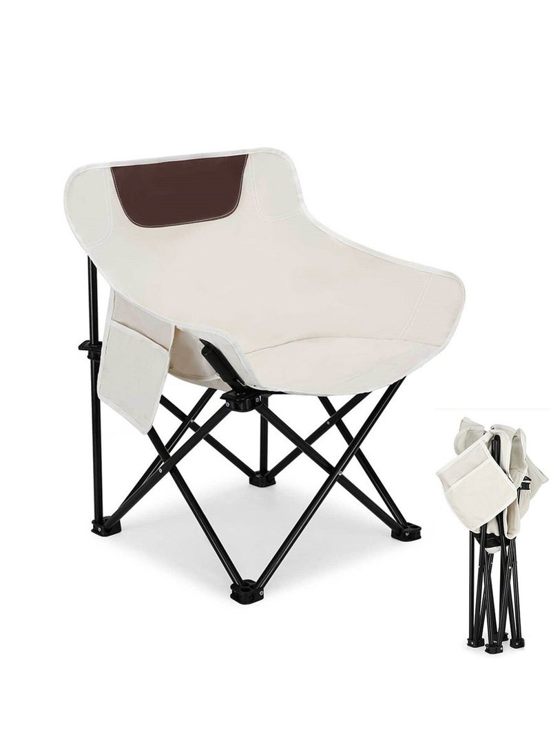 Yolu Outdoor Camping Chair Folding Chairs with Carry Bag Lightweight seat Portable Chair for Camping, Hiking,Fishing, Beach, BBQ and Picnics  - Image 1