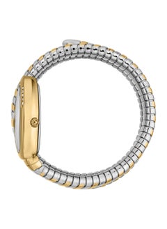 Just Cavalli ساعة يد نسائية بيضاوية الشكل من الفولاذ المقاوم للصدأ JC1L230M0065 - 22 مم  - Image 2