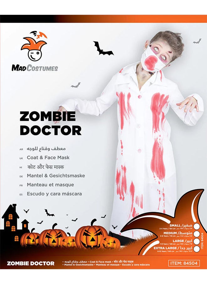 Mad Costumes - Zombie Doctor Kids Halloween Costume - Image 1