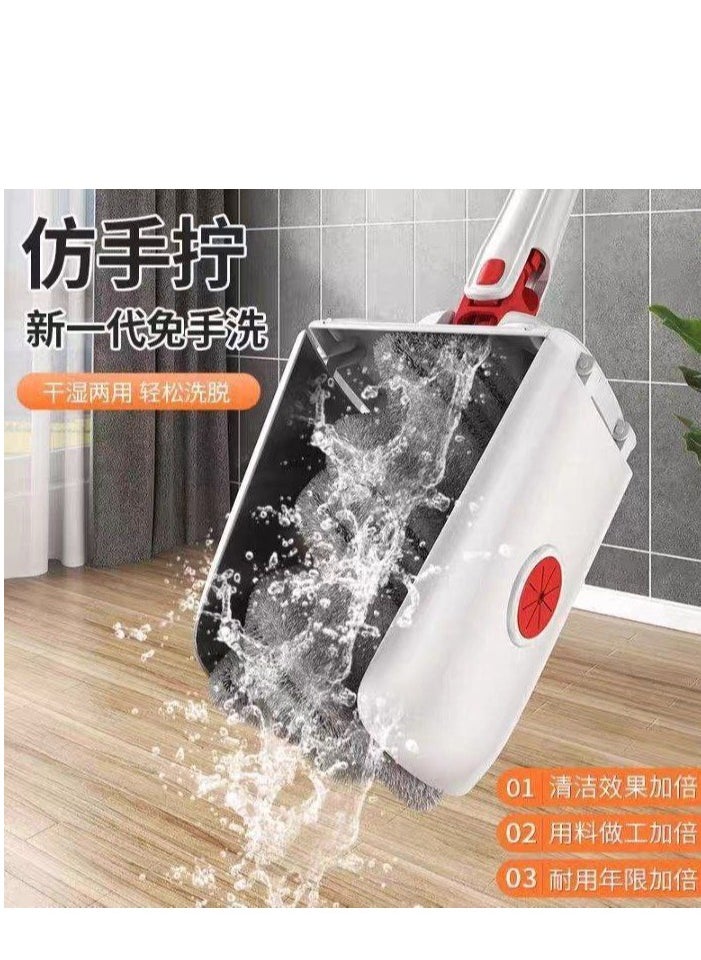 Generic - Rectangular mop space for parquet floors, space with a rectangular cyclone tank with a tank and suitable for wiping walls and glass H - Image 1