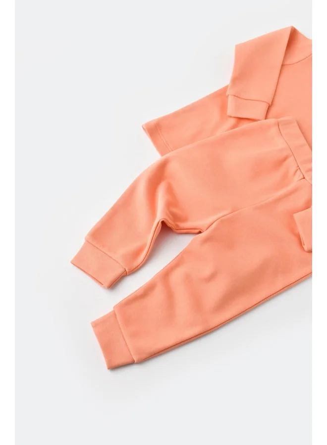 Magu Unisex Baby Cotton Long-Sleeve Sweatshirt and Sweatpants Set.