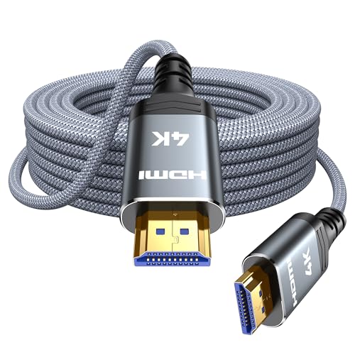 Highwings 4K Fiber Optic HDMI Cable 75FT Long - Unidirectional 4K HDR Braided HDMI Cord, 18Gbps High Speed with Ethernet/ARC, 3D, HDCP 2.2, ARC, Compatible for PS-5/4/3/4K HDTV/Streaming Media - Image 1