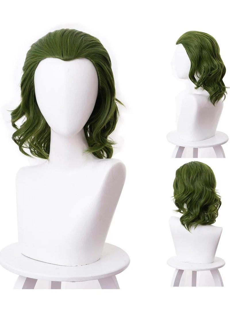 Film Cosplay Wig Costume Short Curly Wavy Hair for Men  - Image 4