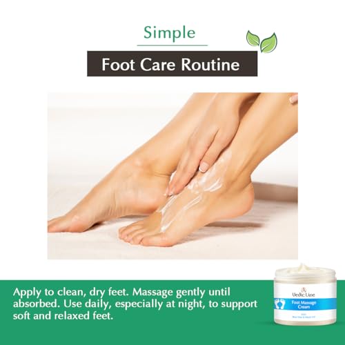 Vedic Line Vedicline Foot Massage Cream, Improve Skin Tonicity & Keep Odor Away with Bees Wax and Neem Oil for Nourishing Feet,100ml - Image 4