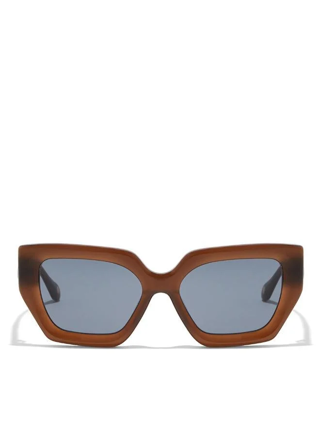 30Sundays 30Sundays PHOENIX,Women Sunglasses, Cat Eye Sunglasses, UV Protection: UV400 (Brown,Blue)