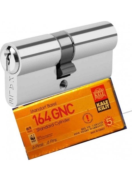 KALE Barrel 164GNC 68MM Pin Satin Cylinder Barrel with 3 Keys  - Image 1