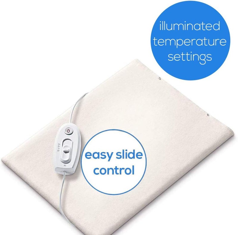 Sanitas SHK18 Heat Pad for Pain Relief and Relaxation 3 electronically Regulated Temperature Settings Rapid Warmup Function Automatic SwitchOff Function Machine Washable - Image 3