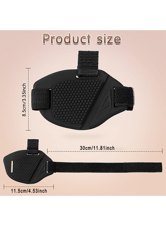 Depend 2PCS Motorcycle Motorbike Shift Pad, Shoe Cover Pads Rubber, Clutch Cover Useful Gear Shifter Accessories For Men Women Gear, Black  - Image 2