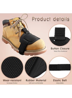 Depend 2PCS Motorcycle Motorbike Shift Pad, Shoe Cover Pads Rubber, Clutch Cover Useful Gear Shifter Accessories For Men Women Gear, Black  - Image 4