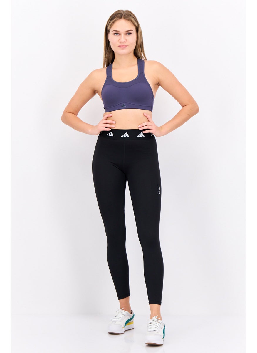 Adidas - Women Sportswear Fit 7/8 Training Leggings, Black - Image 1