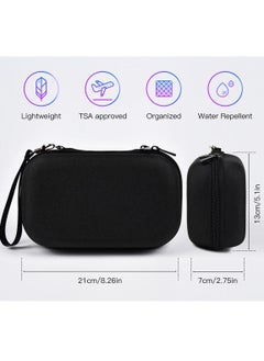 Generic Portable 2-Pack Electronics Organizer Case for Chargers, USB Cables, Earphones and Memory Cards, Soft Storage Bag for Travel  - Image 4