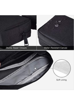 Generic Portable 2-Pack Electronics Organizer Case for Chargers, USB Cables, Earphones and Memory Cards, Soft Storage Bag for Travel  - Image 5