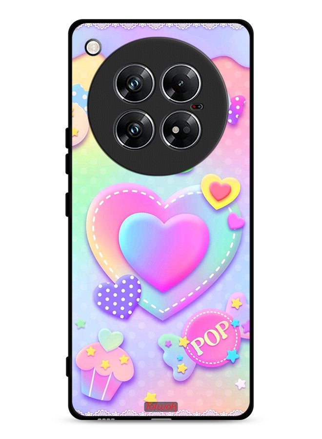 Tolwak Infinix Zero 40 Protective Case Cover Pop Hearts Art - Image 1