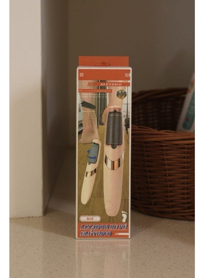 جهاز كهربائي لبرد القدمين وإزالة الجلد الميت والتشققات، مزود بسرعتين وبكرات قابلة للاستبدال وإضاءة LED، أداة احترافية للعناية بالقدمين لعلاج تشققات الكعبين والجلد الميت، قابل لإعادة الشحن عبر USB. - Image 2