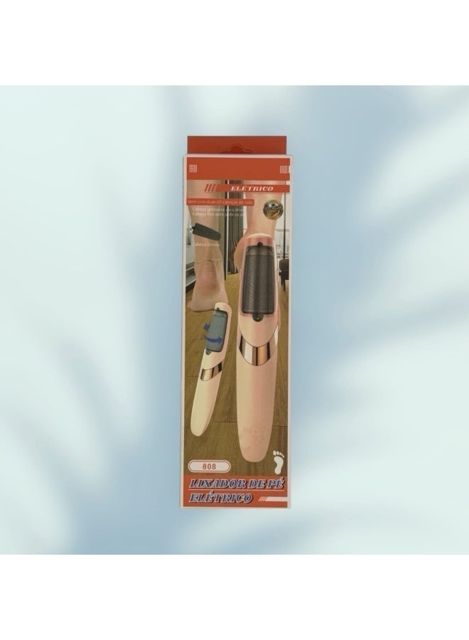 جهاز كهربائي لبرد القدمين وإزالة الجلد الميت والتشققات، مزود بسرعتين وبكرات قابلة للاستبدال وإضاءة LED، أداة احترافية للعناية بالقدمين لعلاج تشققات الكعبين والجلد الميت، قابل لإعادة الشحن عبر USB. - Image 3