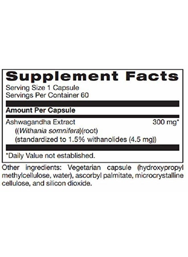 Adaptogen Research مستخلص الأشواغاندا | عشبة أيورفيدية متجددة | تدعم وظائف القلب والمناعة والذاكرة والمفاصل وتساعد في تخفيف التوتر العرضي | 60 كبسولة نباتية | أبحاث التكيف - Image 2