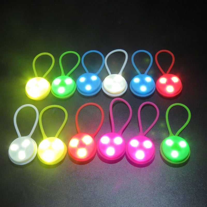 Yellow LED Light Three Modes For Outdoor Camping Running Cycling Safety Flashing Warning - Image 2
