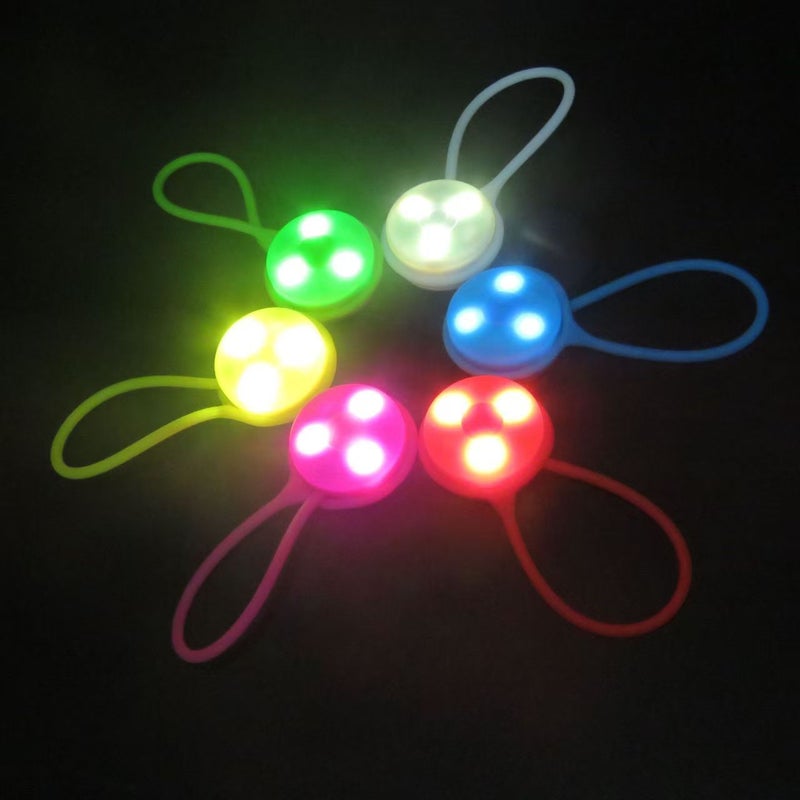 Yellow LED Light Three Modes For Outdoor Camping Running Cycling Safety Flashing Warning - Image 5