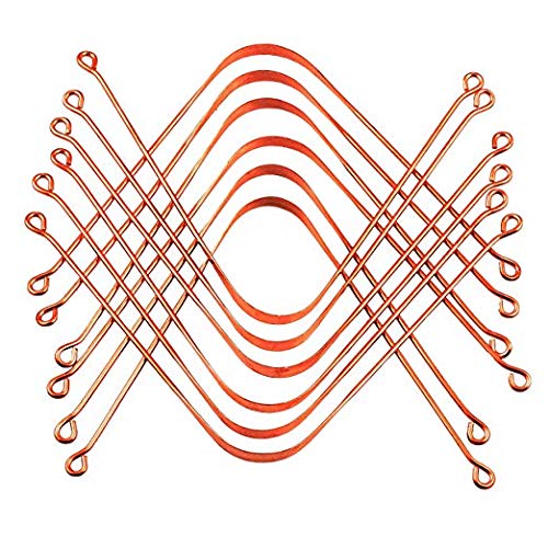 QIMACPLUS Pure Copper Tongue Scraper Cleaner | Perfect Surgical Tongue Scraper | Best Remedy for Bad Breath | Maintains Oral Hygiene| Flexible Handle and Comfortable Grip - Set of 12 Pieces - Image 1