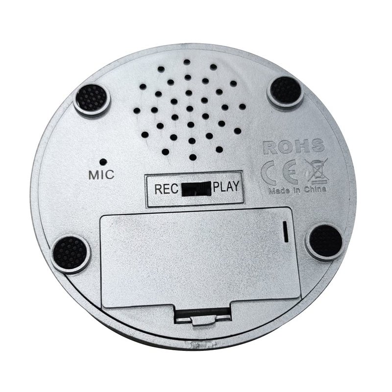 NESIGHTION Talking ButtonsVoice Recorder Button30 Second RecordingTalking ButtonsRecord Sound Button for Gift Education Easy ButtonFunny Office GiftInteresting ButtonsIncludes BlueSilver - Image 5