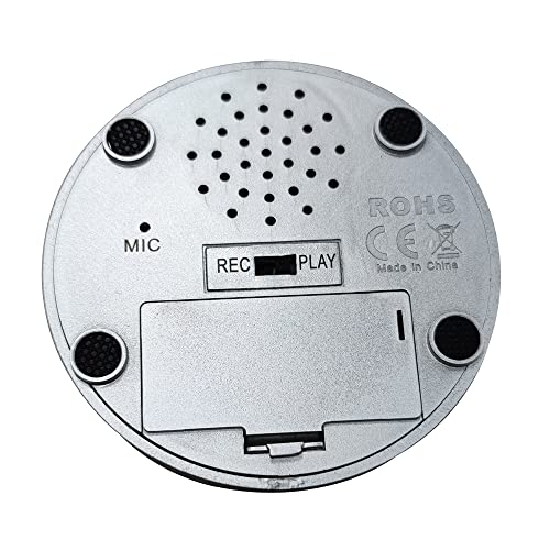 NESIGHTION Talking ButtonsVoice Recorder Button30 Second RecordingTalking ButtonsRecord Sound Button for Gift Education Easy ButtonFunny Office GiftInteresting ButtonsIncludes BlueSilver - Image 4