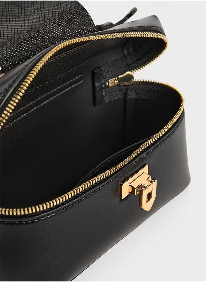 Charles & Keith Arwen Top Handle Vanity Bag - Image 5