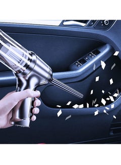 SUITU Portable Car Dual-use Cordless Vacuum Cleaner, Home Multi-function 19000pa Strong Suction Handheld Blowers (120W 35500Rpm USB Rechargeable)  - Image 4
