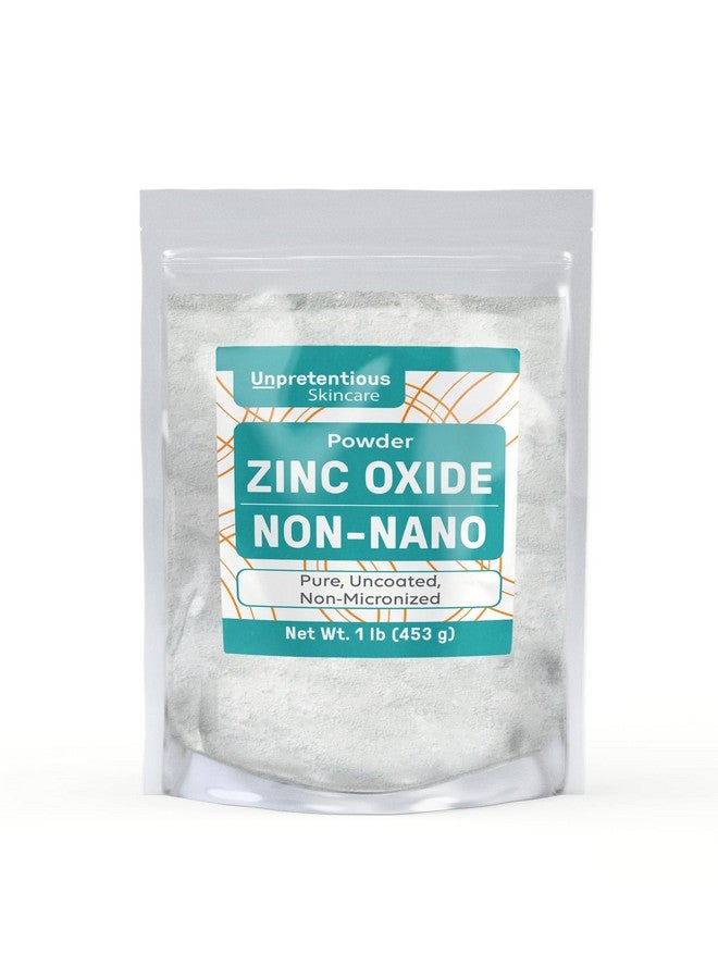 Unpretentious Non-Nano Zinc Oxide, Pure & Uncoated, Convenient Resealable Bag for Storage (1 Pound) - Image 1