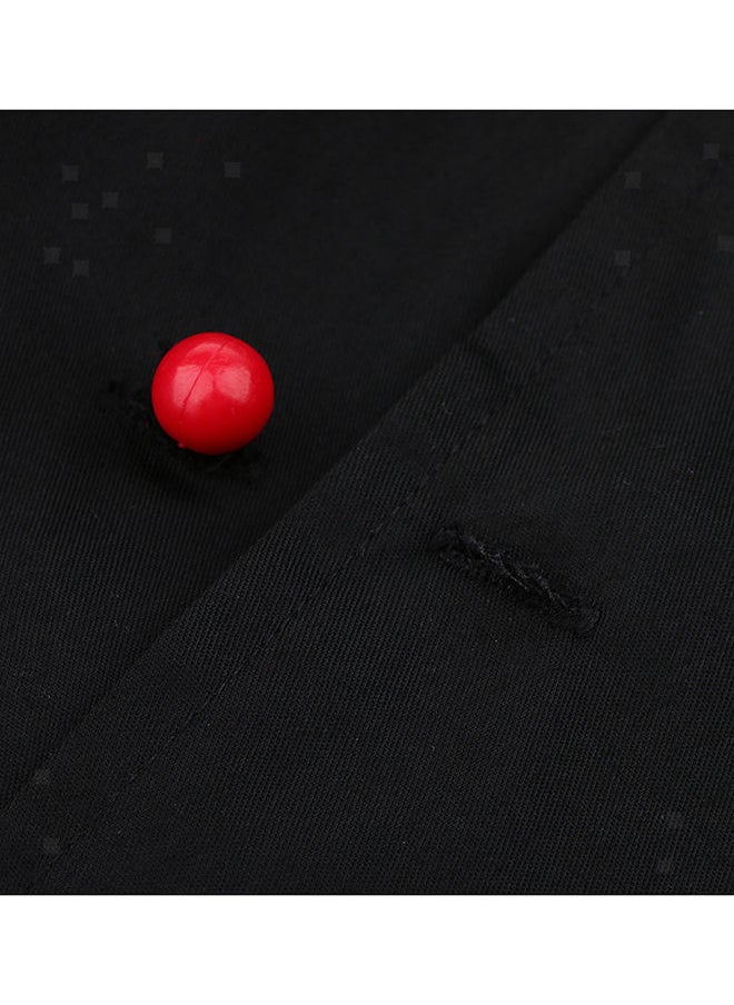 NIBEMINENT - Short Sleeve Chef Jacket Black - Image 1