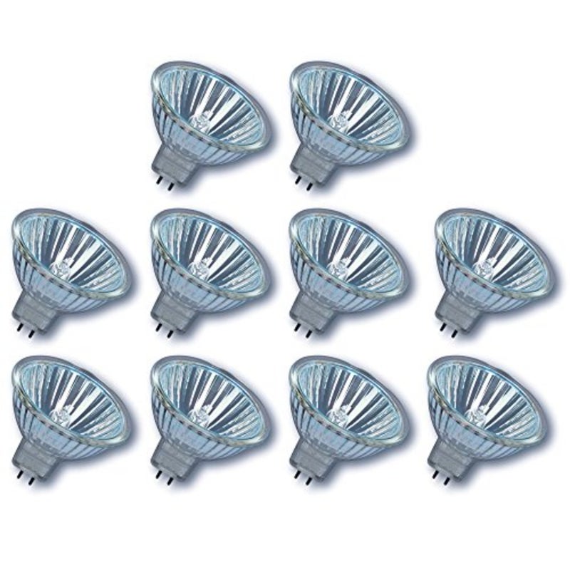 10 x Halogen 50W GU5.3 12V 36° 44870 WFL Decostar 50 Watt lamp warm white dimmable [Energy Class B] - Image 1