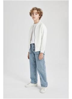 DeFacto Boy Regular Fit Bomber Long Sleeve Knitted Cardigan / Bolero  - Image 2