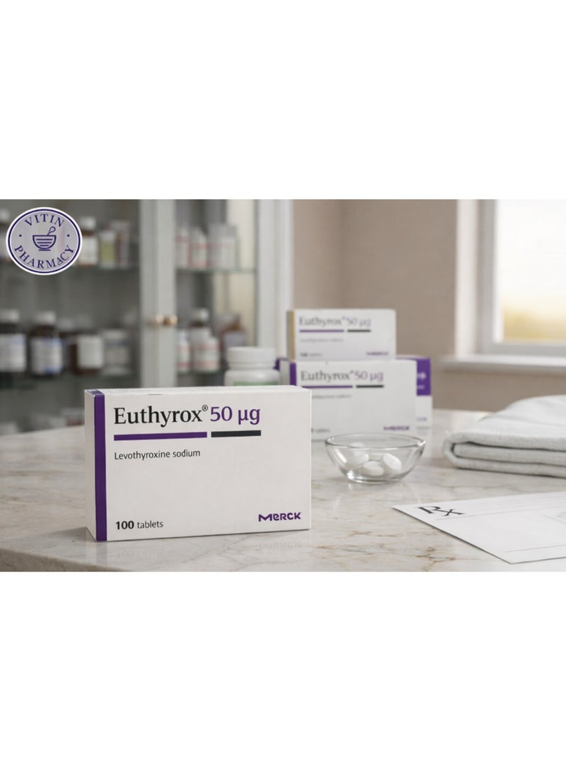 Euthyrox 50 Mcg Tablet 100pcs