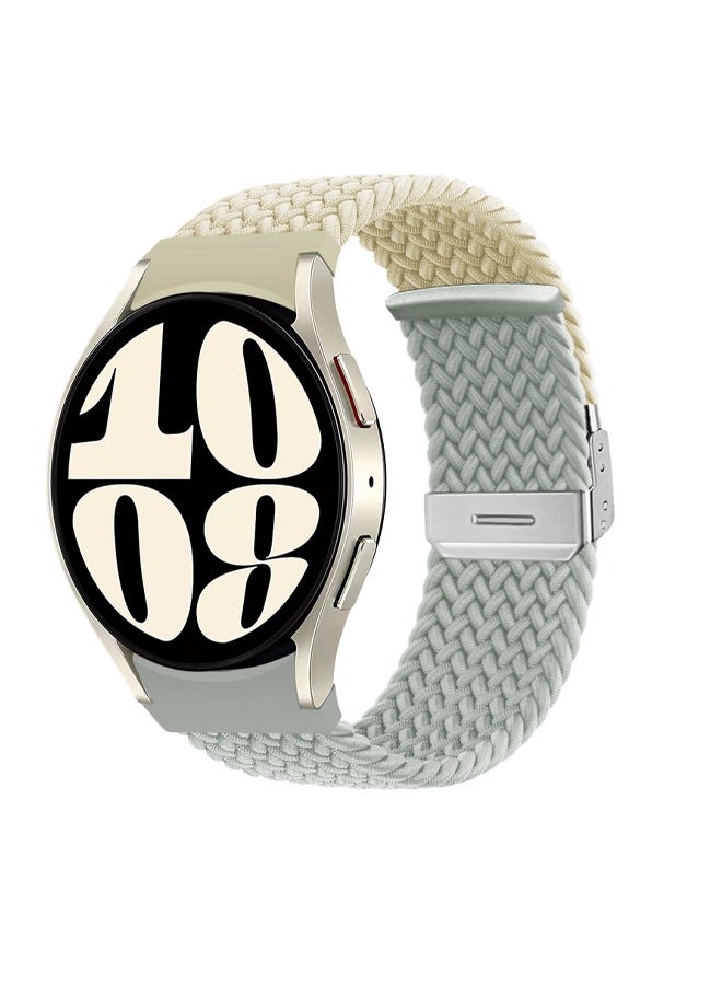 مناسبة لساعة سامسونج جالاكسي 6 كلاسيك 47 43 ملم | 5 برو 45 ملم | 4 كلاسيكي 46 42 ملم | ساعة 6 5 4 44 40 ملم بحزام من النايلون المنسوج الملون - Image 1