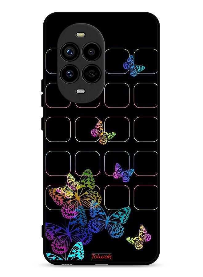 Tolwak Huawei nova 13 Pro 5G Protective Case Cover Colorful Butterflies - Image 1