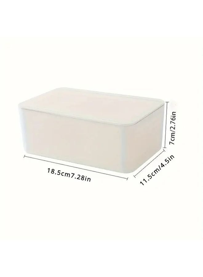 Black Plastic Wet Wipes Dispenser With Sealing Lid Refillable Dustproof For Home Office - Image 4