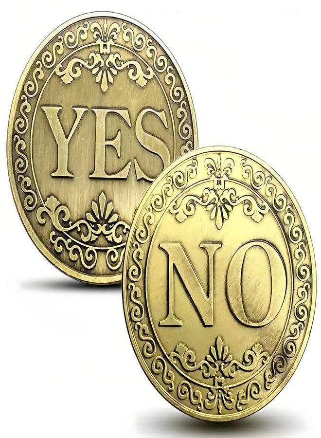 Rabihike Novelty YES NO Challenge Coin Decision Maker Coins Flipping Decision Making Commemorative Collection - Image 2