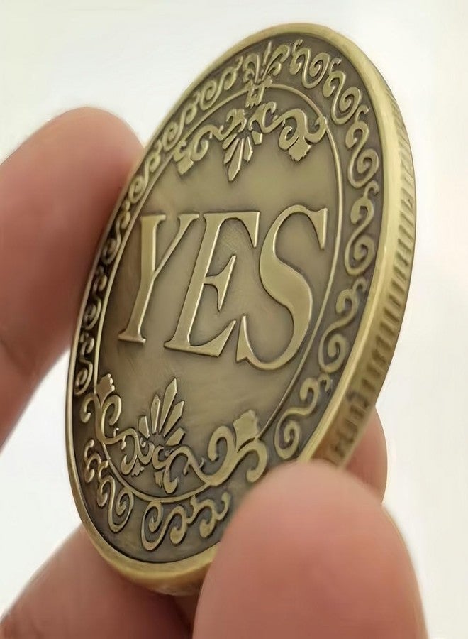 Rabihike Novelty YES NO Challenge Coin Decision Maker Coins Flipping Decision Making Commemorative Collection - Image 4