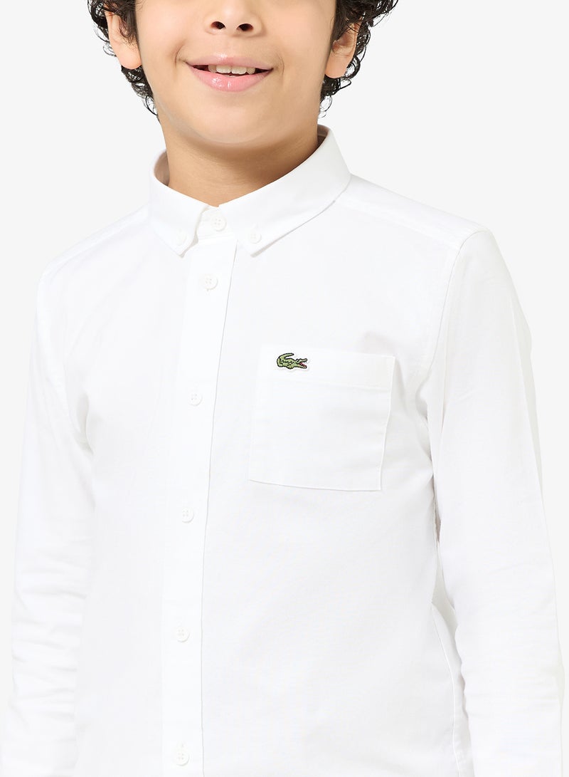 LACOSTE Kids Long Sleeve Shirt - Image 3