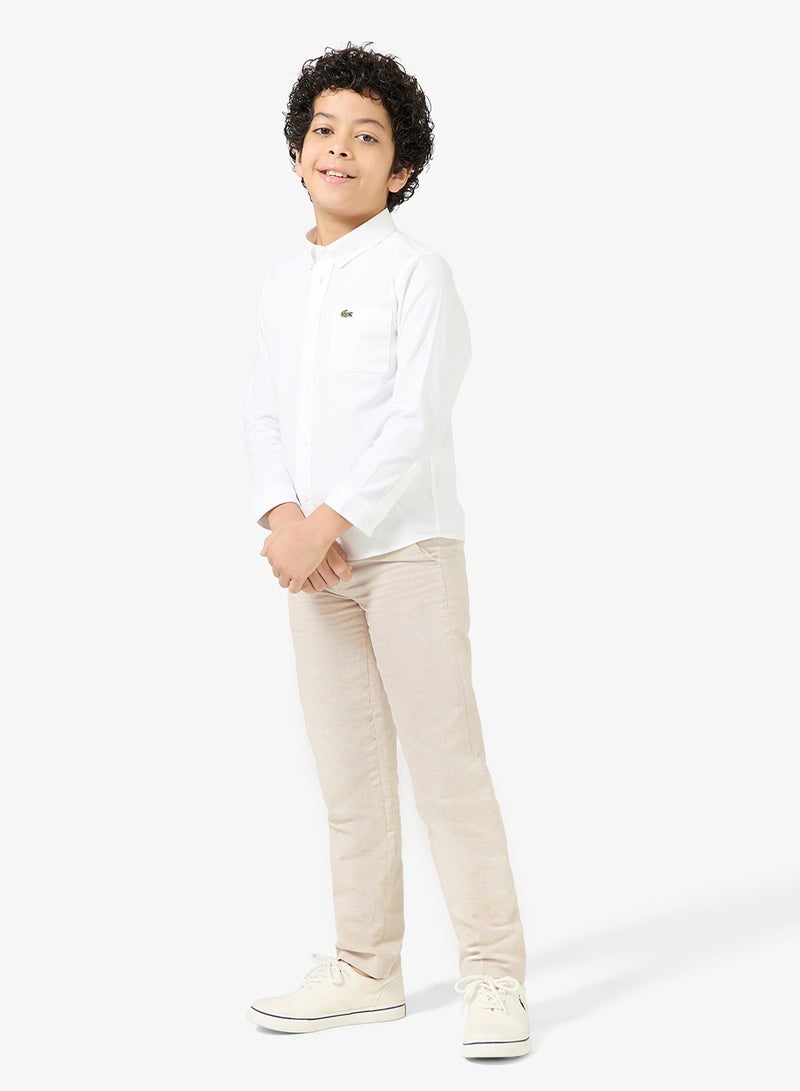 LACOSTE Kids Long Sleeve Shirt - Image 4