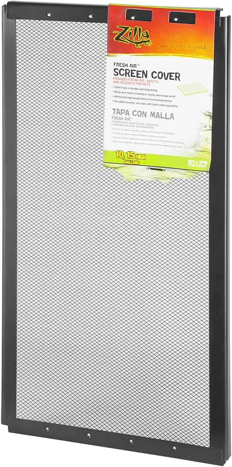 Zilla Reptile Terrarium Covers Fresh Air Screen, 20x10-inch (Pack of 2) - Image 5