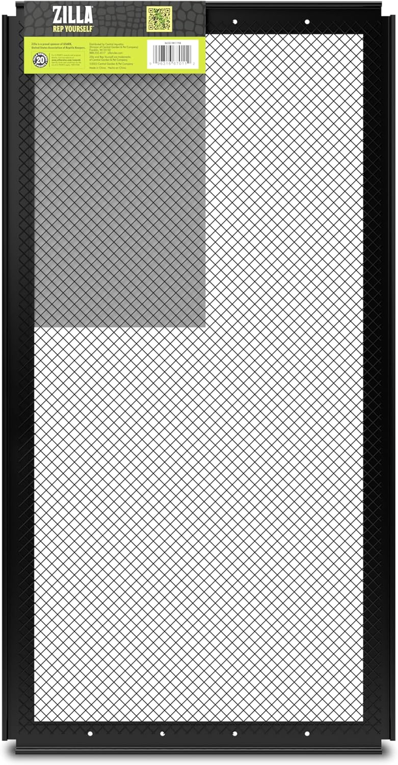 Zilla Reptile Terrarium Covers Fresh Air Screen, 20x10-inch (Pack of 2) - Image 4
