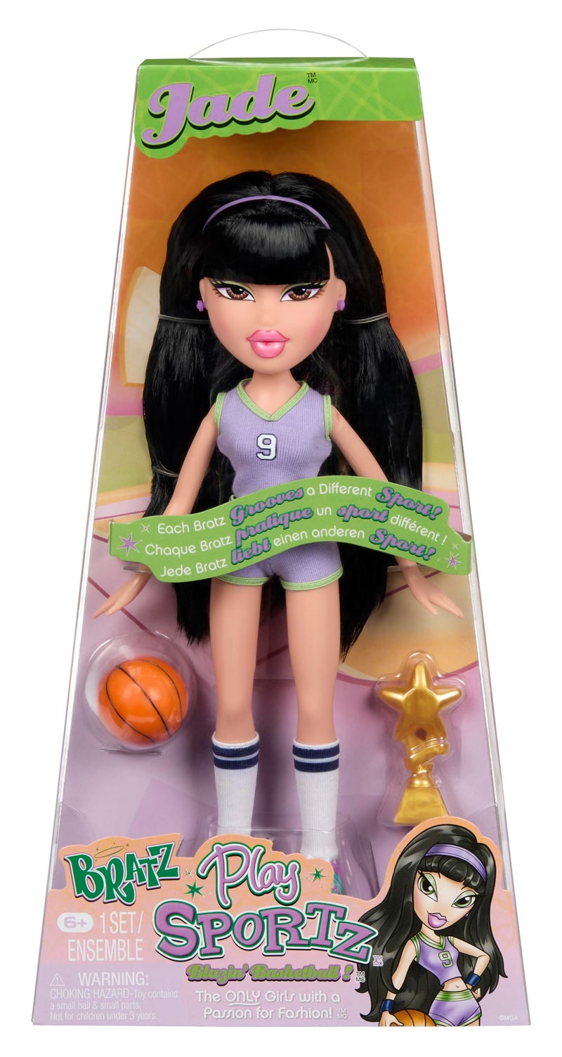 Bratz Play Sportz Jade Fashion Doll with Accessories Basketball - Image 2